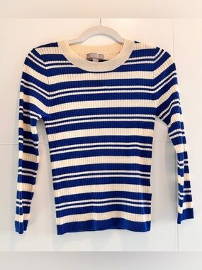 J. Crew Striped Merino Sweater